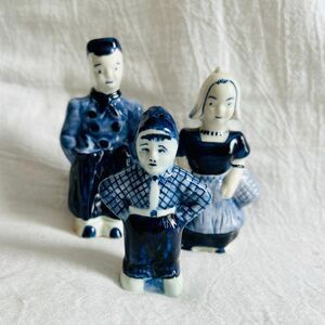 Vintage Delft Blue Holland Hand Painted Spinning Windmill